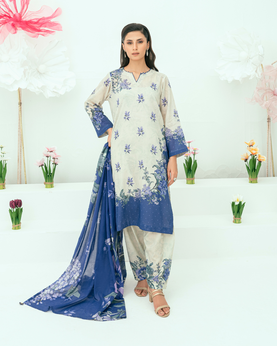 Printed Lawn 3 Piece