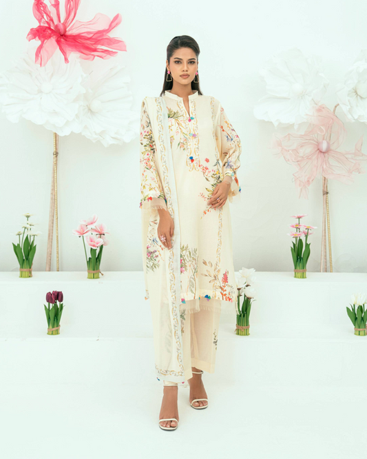 Printed Lawn 3 Piece