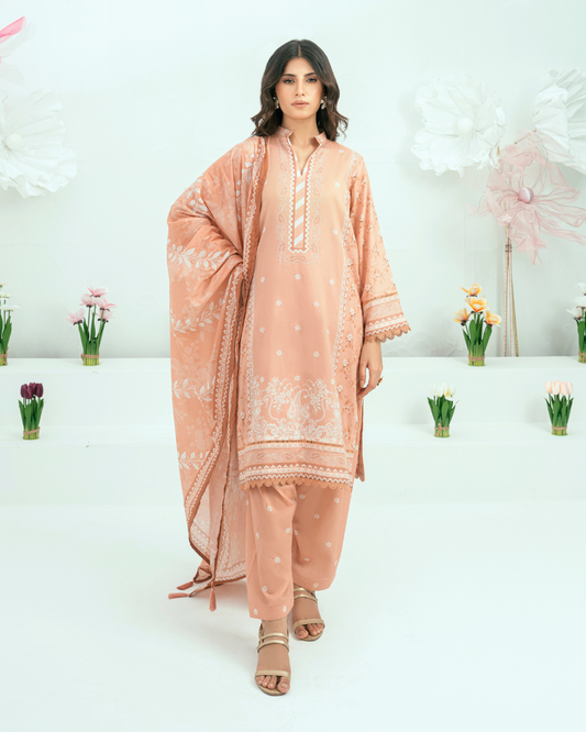 Printed Lawn 3 Piece