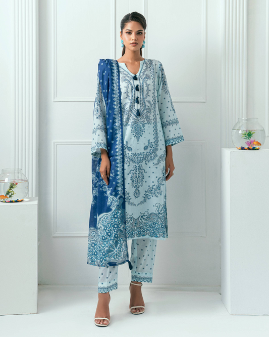 Printed Lawn 3 Piece
