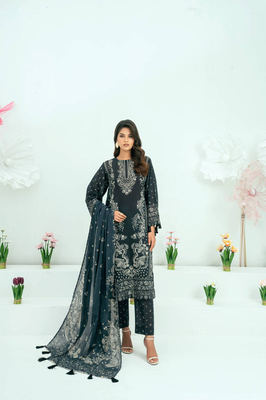 Printed Lawn 3 Piece