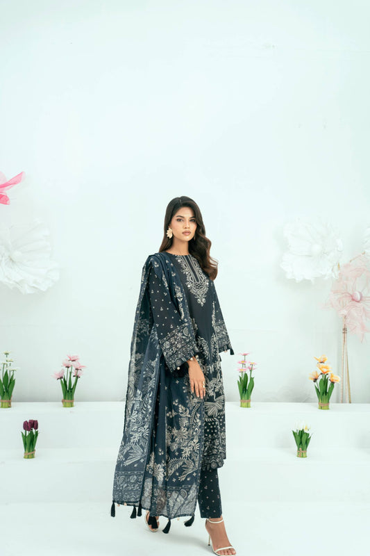 Printed Lawn 3 Piece