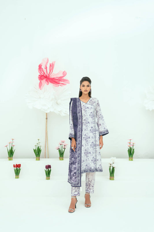 Printed Lawn 3 Piece