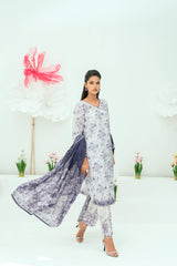 Printed Lawn 3 Piece