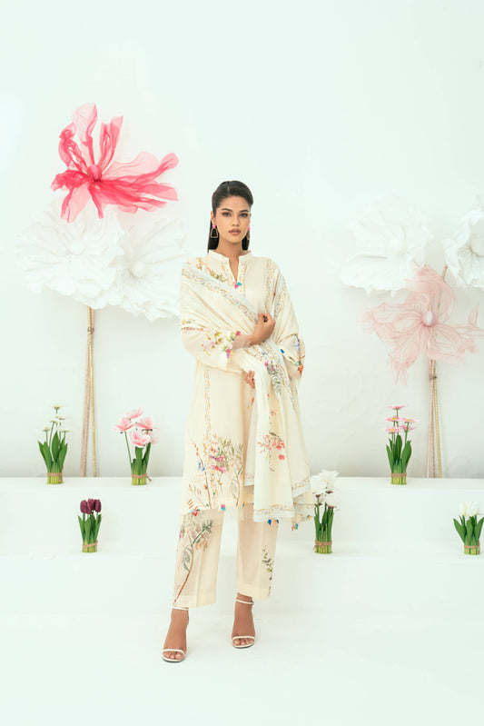 Printed Lawn 3 Piece
