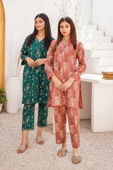 Marian Pink Printed Khaddar