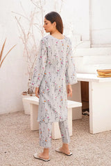 Marian blue Printed Khaddar