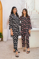 Floral linen Suit