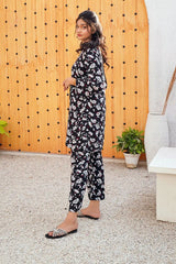Floral linen Suit