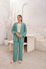 Light Sea Green linen set