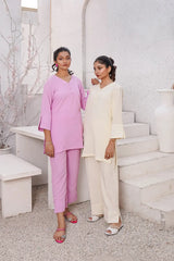 Bright Pink Georgette Set