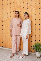 Peach Lace Set